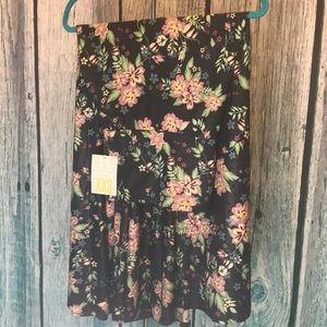 LuLaRoe stunning floral Maxi skirt XXS